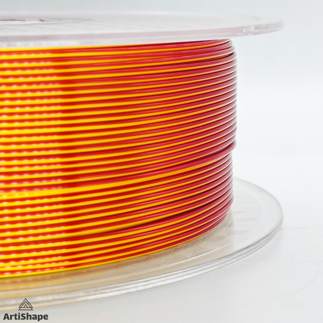 artishape-silk-dual-color-pla-filament-red&gold-1.75mm