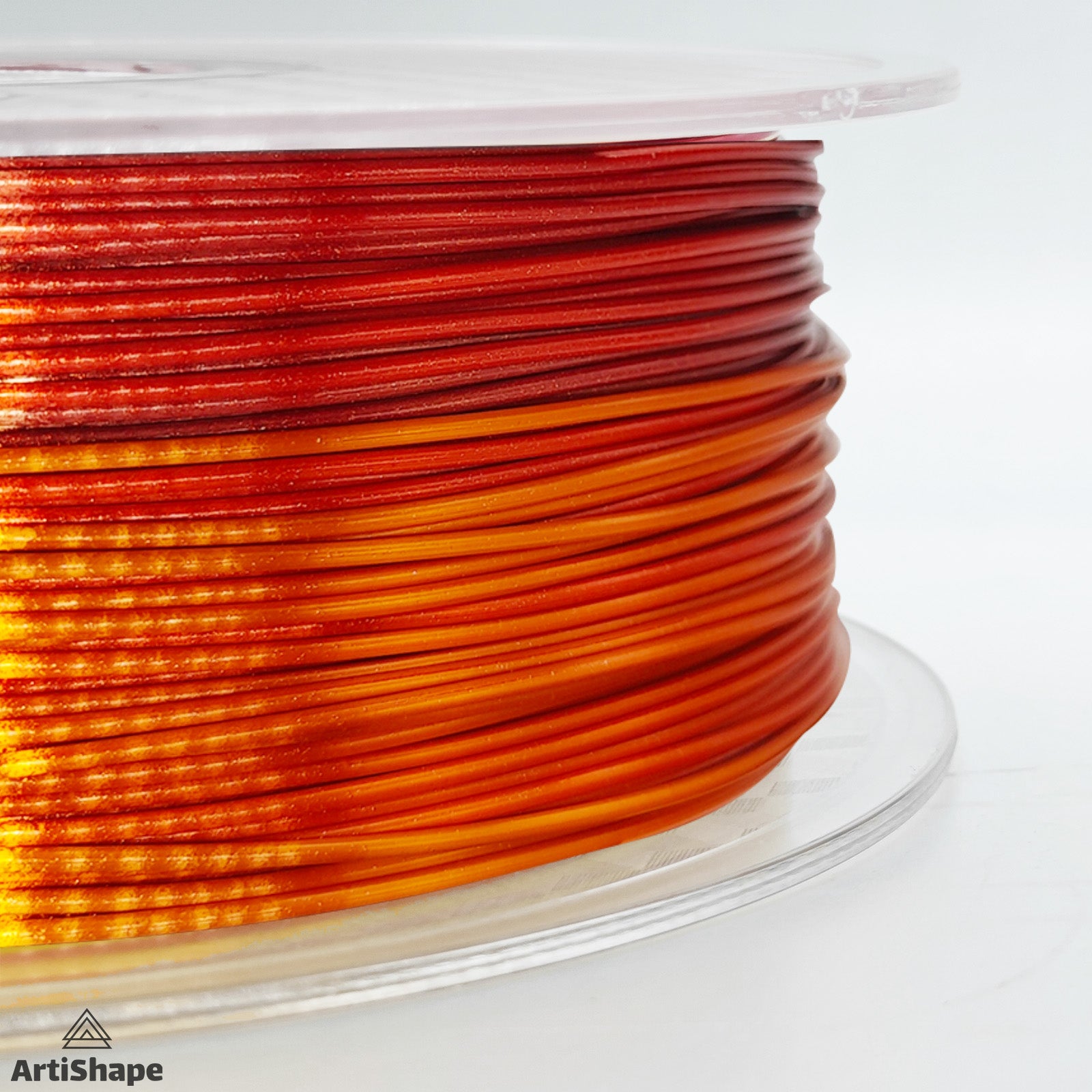 artishape-silk-shiny-gradient-pla-filament-gold&red-1.75mm
