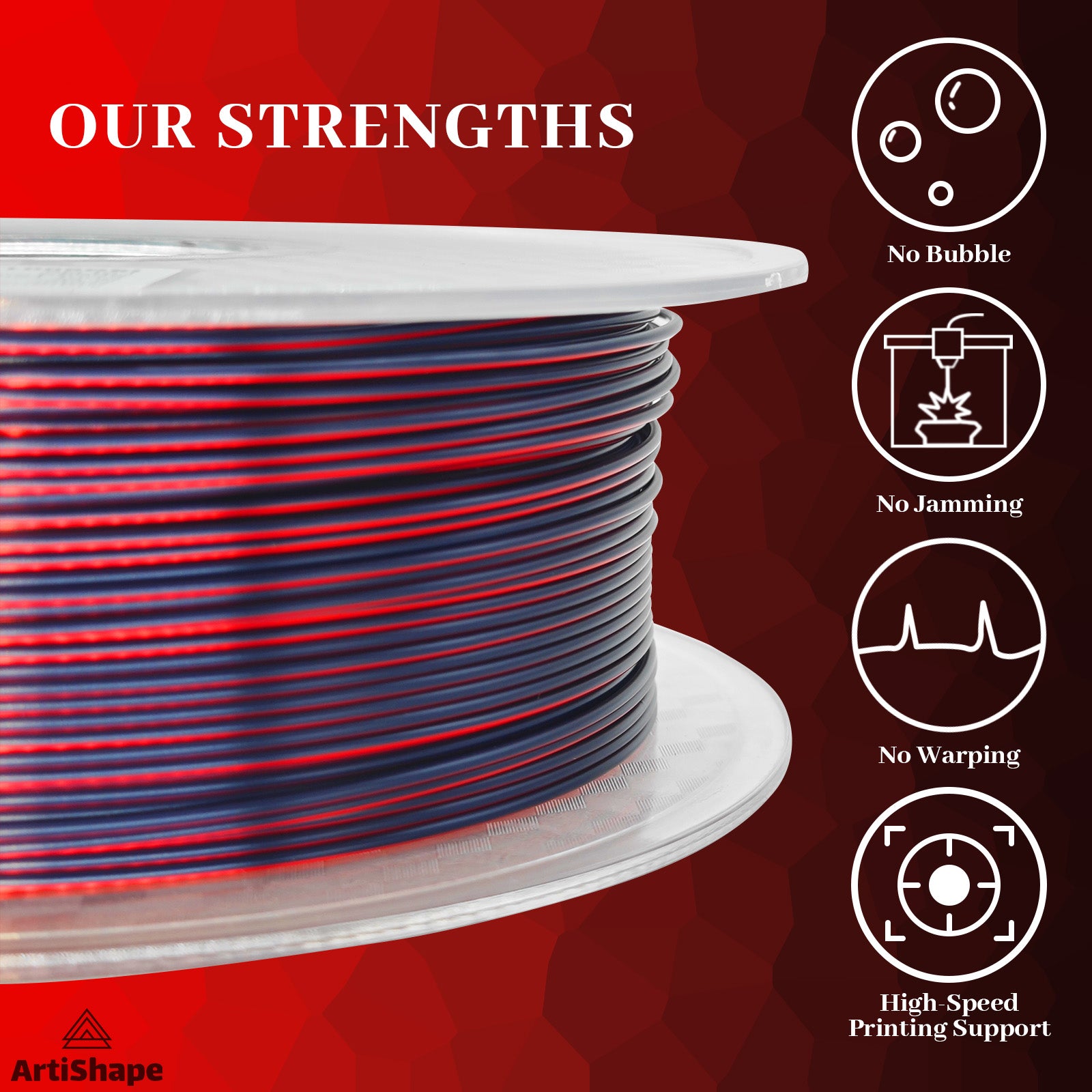 artishape-silk-dual-color-pla-filament-red&black-1.75mm