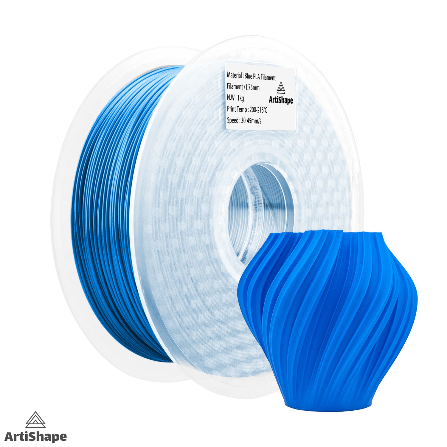 Blue 3D Printer Filament - PLA Filament - 1.75MM,1KG Spool