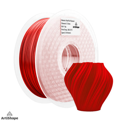 Red 3D Printer Filament - PLA Filament - 1.75MM,1KG Spool