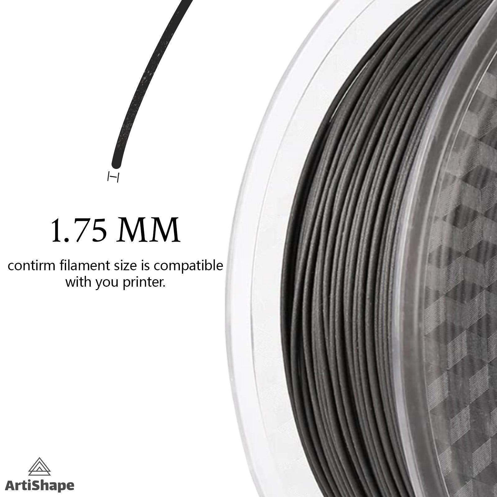 Wood - 3D Printer Filament - PLA Filament - 1.75MM,0.8KG Spool